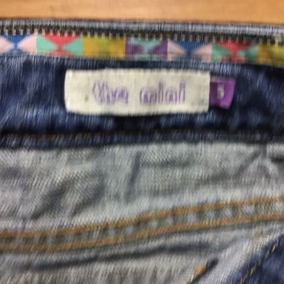 𝅺BILLABONG mini jeans skirt size 5 button up sexy low rise 100% cotton skater - Picture 4 of 9